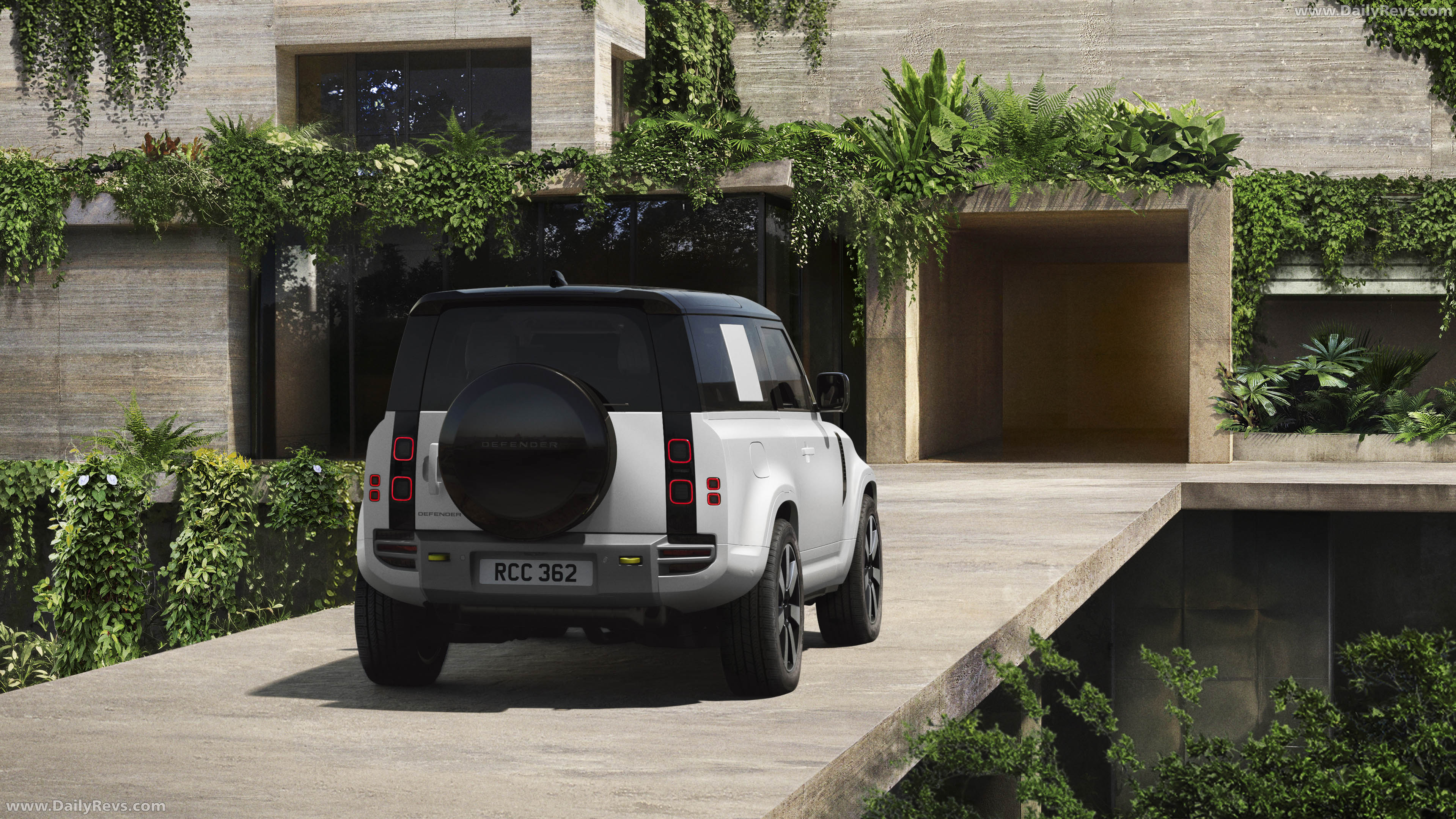 2027 Land Rover Defender 90 Vertex Rear View